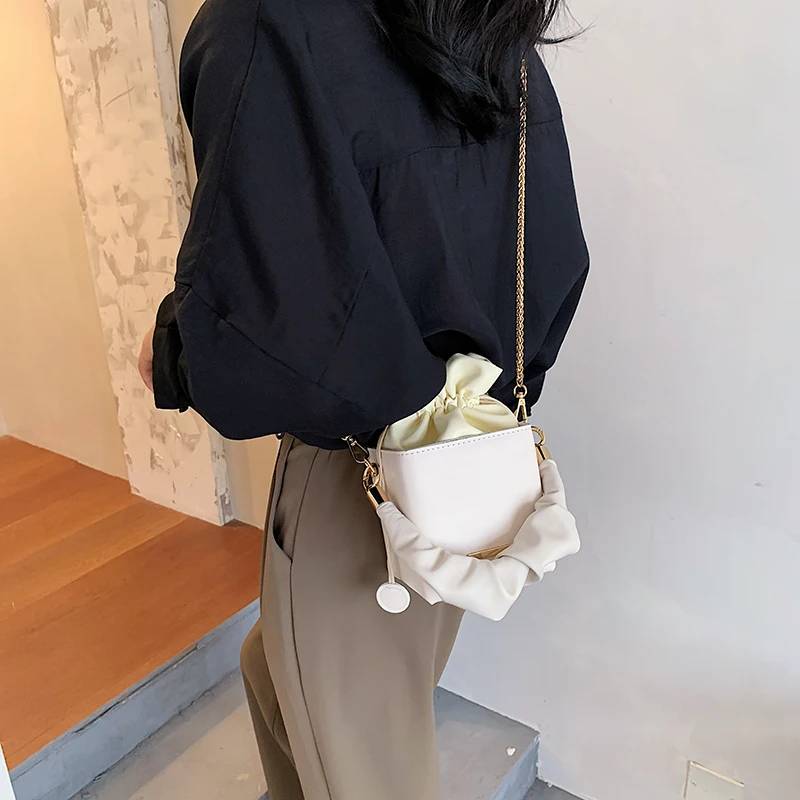 ženske torbe oblikovalec Modni trend vrvico vedro žensko majhno vrečko verige elektronske lady torbici polje messenger bag 2020 nova