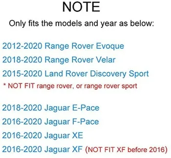 Za Land Rover Evoque Velar Odkritje Šport Jaguar XE XF E-Tempo F-Hitrost Plina Zavorni Pedal Pokrovček Nastavite
