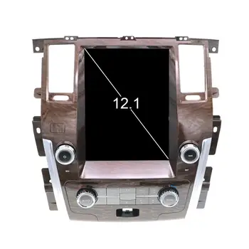 PX6 4G+64 G Tesla Slog Velik Zaslon Android 9.0 Avto Multimedijski Predvajalnik Za NISSAN PATROL 2010-2018 GPS Radio Audio stereo vodja enote