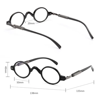 JM blagovne Znamke Oblikovalec Steampunk Obravnavi Očala Moški Ženske Letnik Lupo Optičnih Očal Presbyopic