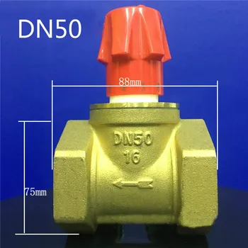 DN20 do DN50 Ženski Navoj nadzor Pretoka ventila Medenina Ventil za Regulacijo Pretoka Nastavljiv ventil za zrak voda