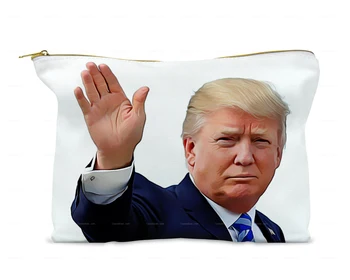 Donald adut kozmetični vrečko potovanje velikosti toaletni izdelki zadrgo torbica, mala ličila vrečko srčkan potovalna torba za ženske