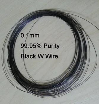 0,1 mm Dia Visoke Čistosti Industriji Preizkusa Black Volfram Žice Vakuum za Ogrevanje W Material (približno 10 m)
