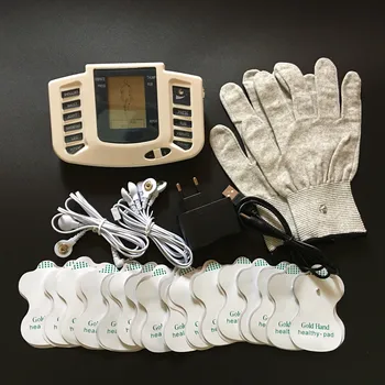 JR-309 zdravstveno varstvo novo Električni Stimulator za Celotno Telo, se Sprostite Mišice Terapija Massager,Utrip deset Akupunktura z 16 blazine+rokavice