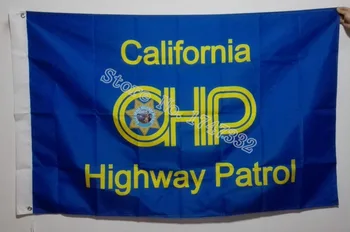 California Highway Patrol Zastavo vroče prodajo blaga 3X5FT 150X90CM Banner medenina kovinski luknje