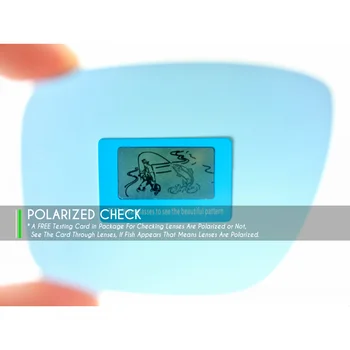 Mryok Anti-Scratch POLARIZIRANA Zamenjava Leč za Oakley Jamo Šef, 2 sončna Očala Pacific Blue