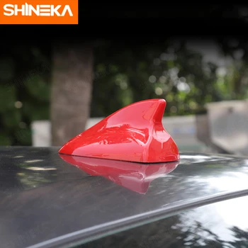 SHINEK Avto Shark Antene Dekoracijo Auto Radijski Signal Antene Kritje Nalepke, Dodatki Za Dodge Challenger Avto Styling