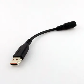 1x Napajalni Adapter Pretvornik-Kabel 5.5x2.1mm Ženski USB Moški Vtič za Lenovo Yoga 3 Pro 4 700 ideapad 700s 17 cm