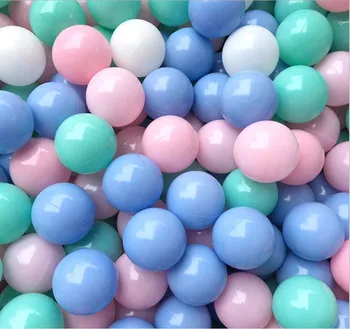 7 cm Baby Mix Barve Plastike Jamo Kroglice 100 kozarcev Varno Otroci Pastelnih Multi Barvna Kombinacija Mešani igre z Žogo Pack Bazen Mehke Igrače Darilo