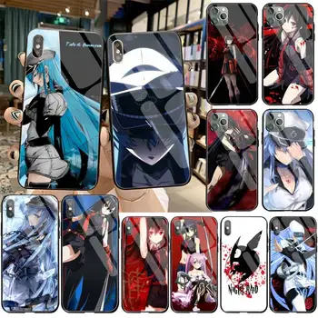 HPCHCJHM Anime Akame Ga Ubil Telefon Primeru Kaljeno Steklo Za iPhone 11 XR Pro XS MAX 8 X 7 6S 6 Plus SE 2020 primeru