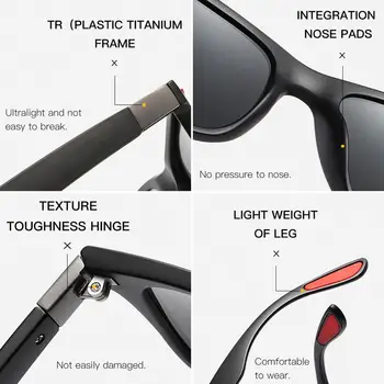 CAPONI Polarizirana Nekaj sončna Očala 2020 Nov Moški Modni Kvadratnih Ženske Očala za Sonce Visoko Kakovostnih Kovinskih Očal Okvir UV400 CP76712