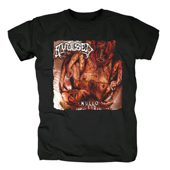 Bloodhoof Avulsed goregrind brutalno smrt death metal Nullo črno bombažno majico, Azijske Velikost