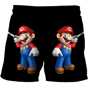 Mario moda otroške kratke hlače za fantje Dekleta 2020 poletje vroče prodaje elastične kratke hlače otroci hlače za 4-14Y Fantje mario igre Hlače