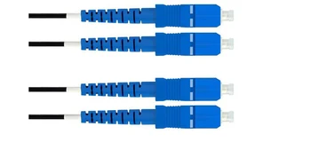 2 jedro Fiber optic cable SC z SC enem načinu 50 M/100 M/150 M/200M/300M/400M/500M FTTH kabelske 2 jedro svjetlovodni skakalec