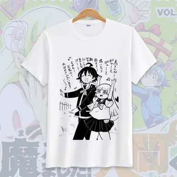 Mairimashita! Iruma-kun poletje t-shirt kratek rokav krog vratu harajuku tiskanje tee Priložnostne modni Ženski Tshirts
