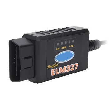 USB Spremenjen ELM327 za Ford MS-LAHKO HS-LAHKO za Mazda Forscan OBD2 Diagnostični Optičnega Stikala Orodje Reader