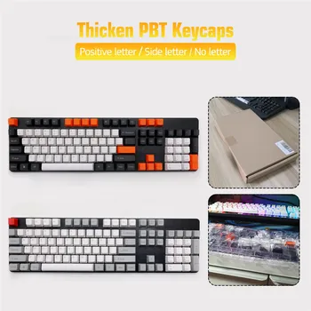 104 Tipke Keycap Nastavite OEM Profil PBT Zgostitev Keycaps Za Mehansko Gaming Tipkovnica Keycap Za PC Računalnik z paket