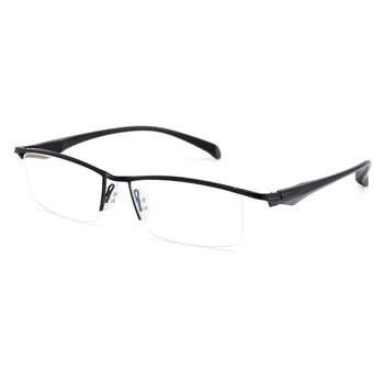 Gmei Optični Moške Velikosti Titanove Zlitine Očala Okvirji za Moške Očala Prožne Noge IP Galvanizacijo Zlitine Očala Y8011