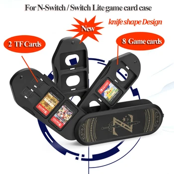 Novo Prišli za Nintend Stikalo Lite Dodatki Prenosni Igra Kart Primeru Shockproof Trdo Lupino Škatla za Shranjevanje Za Nintend Stikalo 10