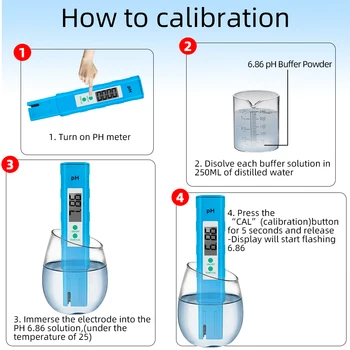 Digitalni PH Meter LCD Žep Pero PH elektroda Visoka Natančnost 0,01 evra za Akvarij Bazen z Vodo Spremljanje PH Tester 40% popusta