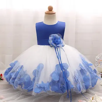 2019 Srčkan Moda Baby Cvet Krst Obleke Krst Oblačila Novorojenčka Otroci Dekleta Rojstni Dan Princesa Dojenčka Stranke Obleke Kostum