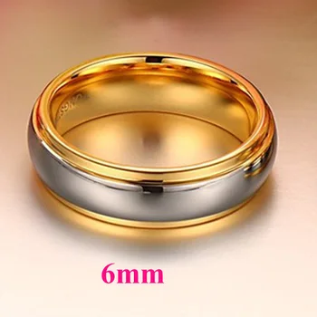 4 mm/6 mm predpisovanjem Volframov karbid Obroč Ljubezen Zavezništvo zveze Nekaj poročni Prstani za moške in ženske