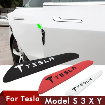 Heenvn Vrata Avtomobila Odbijača Zaščitnik Tesla Model 3 Pribor Vrata Stražar Zaščitna Model Y S X Treh Model3 ModelY 4Pcs/Set