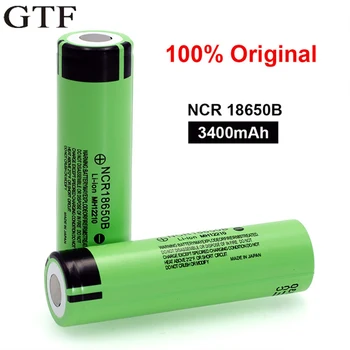 GTF Prvotne 3,7 V 3400mAh 18650 baterijo za ponovno polnjenje baterije Baterija polnilnik za 26650 14500 18340 18650 Baterijo
