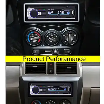 1 Din avtoradia Autoradio bluetooth MP3 Predvajalnik Avtomobilskih Multimedijski Predvajalnik, FM Vhod Aux Sprejemnik SD USB Handfree Auto