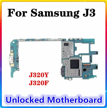 Prvotne Matično ploščo Za Samsung Galaxy J3 J320F J320Y Mainboard S Polno Žetonov Android OS Logiko odbor Za Zamenjavo