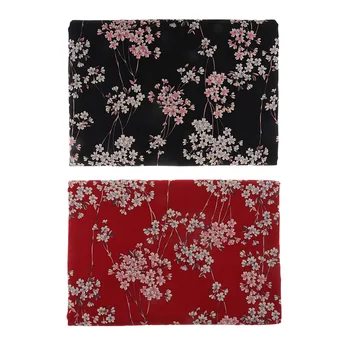 Plum Blossom Japonski Kimono Bombažne Tkanine, Quilting Oblačila, Tkanine za Meter