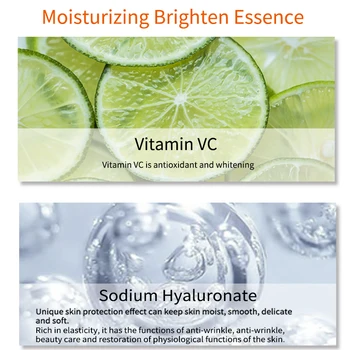 HEMEIEL Vitamina C Facial Serum Osvetlitev Vlažilni Sprej Obraz Serum, Skrči Pore Olje Nadzor Zob za nego Kože Bistvo