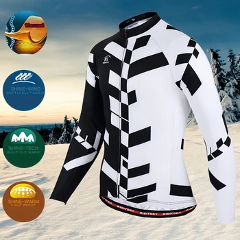 KIDITOKT 2020 Pro Topel Zimski Kolesarski Dres Toplotne Runo MTB Kolo Kolesarjenje Oblačila Dirke Izposoja Oblačil Za Moške