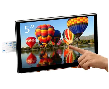 Novo 5 7 palčni palčni TFT LCD Zaslon Kapacitivni Zaslon na Dotik DSI Priključek 800x480 Za Raspberry Pi 4 Pi 3 B+