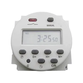 Časovnik AC220V-240V 16A LCD Programabilni Digitalni Nadzorni Moč Odštevalnik Časa Stikalo Orodja za Merjenje H8