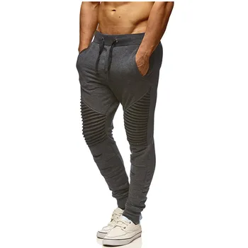 2019 spomladi in jeseni nova ulica moda za moške hlače za moške naguban priložnostne hlače dnevno divje športne hlače