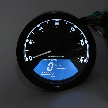 Motorno kolo plošči merilnik Hitrosti Night vision izbiranje Števec LED multi-funkcijski digitalni indikator Tahometer merilnik Goriva