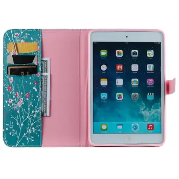 3D City Natisnjeni PU Usnjena torbica Za Novi iPad mini 5 2019 za 7,9 palčni Smart Cover Za iPad Mini 1 2 3 4 5 Funda tablični primeru+Film+Pen