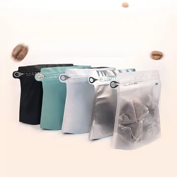 2019 novo kava Prozorno vrečko perilo hrani matica 250 g Šal Shranjevanje paket Snack sir ziplock ventil zadrgo diamond Oblikovan
