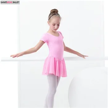 Nov Baby Otroci Roza Bombaž Balet Leotard Obleka Za Malčke Dekliška Balet Praksi Plesno Obleko Za Otroke