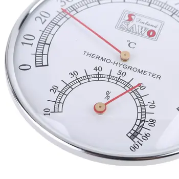 Savna Termometer kovinsko Ohišje, Parna Savna Soba Termometer, Higrometer Kopeli In Savne Notranja Zunanja Uporablja H7EE