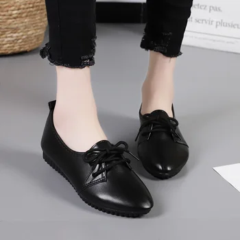 2020 korejska različica pomlad novo stanovanje beli ženski čevlji mati čevlji ženske čevlje grah čevlji ženske priložnostne čevlji