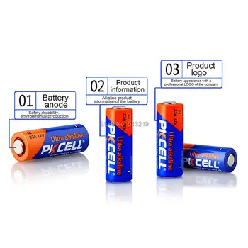 10pcs veliko PKCELL 23a MN21 V23GA VR22 A23 L1028 12v baterije, alkalne baterije Suhi primarna Baterija za MP3 Walkman igrače itd.