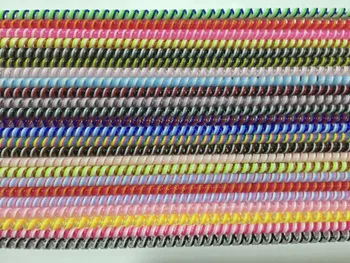 NOVO 30pcs/veliko Treh Barvah 1.4 M TPU spirala Polnilnik USB kabel kabel zaščitnik ovijte kabel navijalec za polnjenje po vmesniku usb kabli organizator