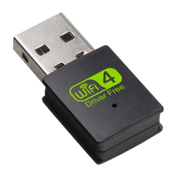 Mini WiFi Adapter USB WiFi USB Adapter Prost Gonilnik Wi Fi Dongle 150Mbps Omrežna Kartica Ethernet Brezžični Wi-Fi Sprejemnik za RAČUNALNIK