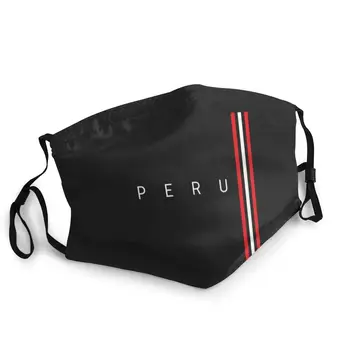 Peru Zastavo Non-Enkratno Masko Klasično Oblikovanje Po Meri Proti Prahu Zaščitni Pokrov Respirator Usta Žarilna