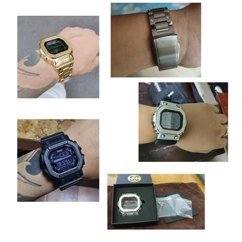 316 Nerjavnega Jekla Ploščo, Trak Za Casio G-shock GX56BB GX-56BB GXW-56 Watch Band Primeru Lupini GXW56 Okvir Odbijača Zapestje watchband