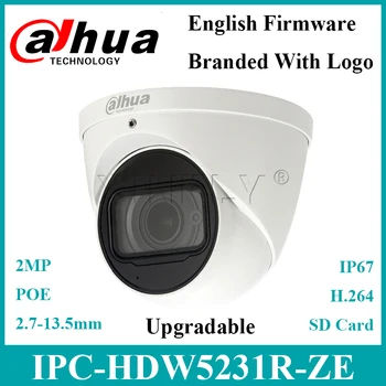 Dahua IPC-HDW5231R-BENEDIKT 2MP WDR Zrkla Kamera Vgrajen MIKROFON Nočni IR50m Zamenjajte IPC-HDW5231R-Z IPC-HDW5831R-BENEDIKT z Dahua Logotip