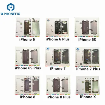 Magnetni Vijaki Spomin Mat Komplet Za iPhone 6 X Celoten Sklop 9 V 1 Telefon Popravila Platforma Za Tehnikov