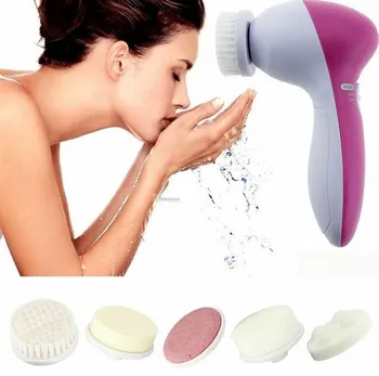 1set 5 in1 Električni Obraz Čistilo z ščetke za osebno nego aken na Obrazu Massager ženske kožo mehko pralni lepoto orodja